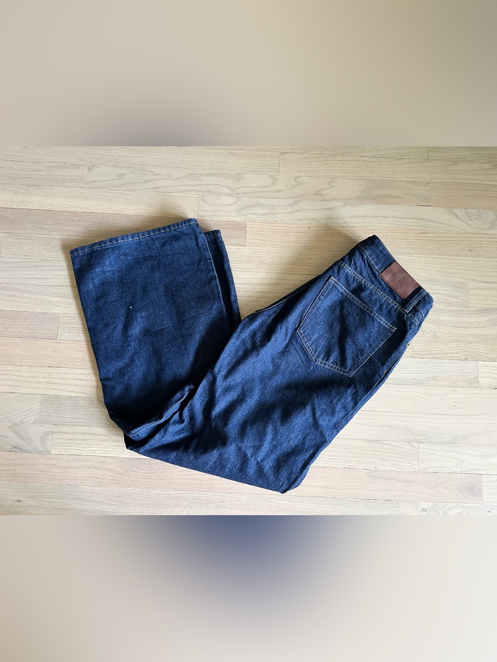 Ralph Lauren Wide Leg Dark Blue Jeans